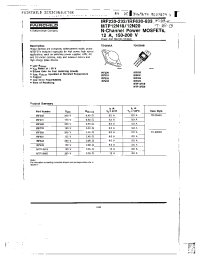Datasheet IRF230-233 manufacturer Fairchild