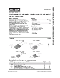 Datasheet ISL9R1560G2 manufacturer Fairchild