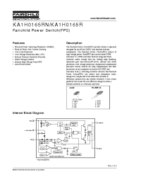 Datasheet KA1H0165RN manufacturer Fairchild