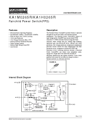 Datasheet KA1M0265 manufacturer Fairchild