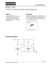 Datasheet KA317HV manufacturer Fairchild