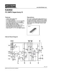 Datasheet KA3502 manufacturer Fairchild
