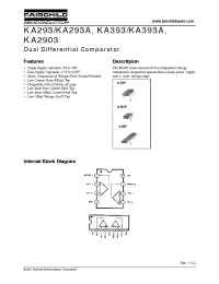 Datasheet KA393D manufacturer Fairchild