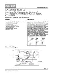 Datasheet KA5H0265RC manufacturer Fairchild