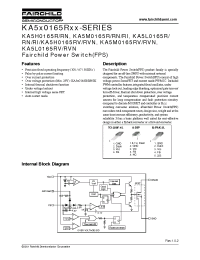 Datasheet KA5L0165RV manufacturer Fairchild