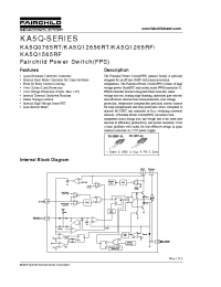 Datasheet KA5Q1265RFTU manufacturer Fairchild