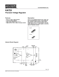 Datasheet KA723 manufacturer Fairchild