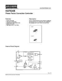 Datasheet KA7524BD manufacturer Fairchild