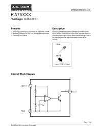 Datasheet KA75250M manufacturer Fairchild