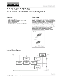 Datasheet KA7809R manufacturer Fairchild