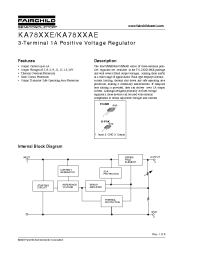 Datasheet KA7812ER manufacturer Fairchild