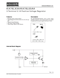 Datasheet KA78L05AM manufacturer Fairchild