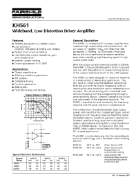 Datasheet KH561AK manufacturer Fairchild