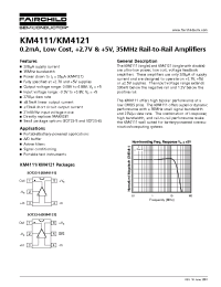 Datasheet KM4111 manufacturer Fairchild