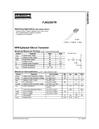 Datasheet KSA539O manufacturer Fairchild