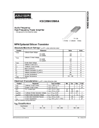 Datasheet KSC2690A manufacturer Fairchild