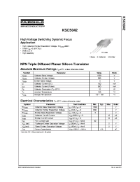 Datasheet KSC5042 manufacturer Fairchild