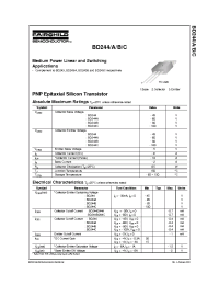 Datasheet KSE2955 manufacturer Fairchild