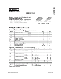 Datasheet KSH32C manufacturer Fairchild