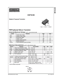 Datasheet KST4126 производства Fairchild