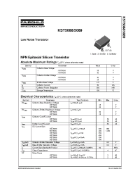Datasheet KST5088 manufacturer Fairchild