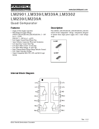 Datasheet LM339M manufacturer Fairchild