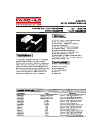 Datasheet MAN74A manufacturer Fairchild