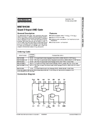 Datasheet MM74HC08NX manufacturer Fairchild