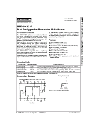 Datasheet MM74HC123AN manufacturer Fairchild