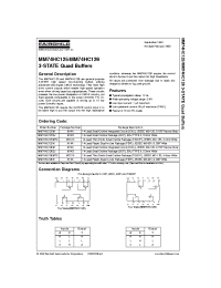 Datasheet MM74HC125CW manufacturer Fairchild