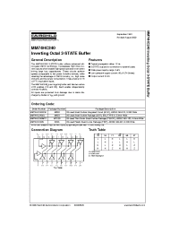 Datasheet MM74HC240 manufacturer Fairchild