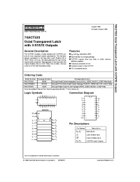 Datasheet MM74HC393MTC manufacturer Fairchild