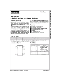 Datasheet MM74HC594 manufacturer Fairchild