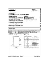 Datasheet MM74HC597 manufacturer Fairchild