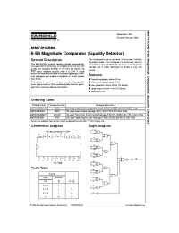 Datasheet MM74HC688CW manufacturer Fairchild