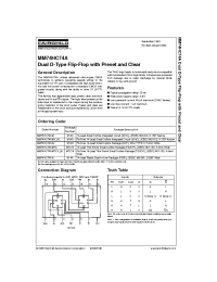 Datasheet MM74HC74A manufacturer Fairchild