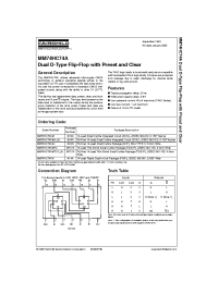 Datasheet MM74HC74AMTCX_NL manufacturer Fairchild