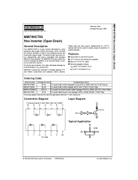 Datasheet MM74HCT05 manufacturer Fairchild