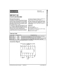 Datasheet MM74HCT138 manufacturer Fairchild