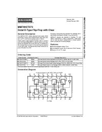 Datasheet MM74HCT273SJ manufacturer Fairchild