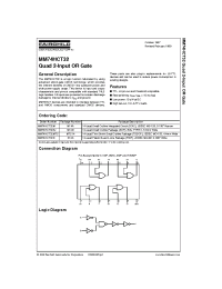 Datasheet MM74HCT32 manufacturer Fairchild