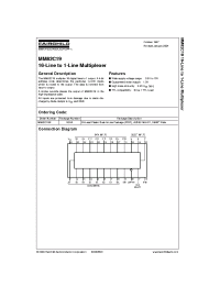 Datasheet MM82C19 manufacturer Fairchild