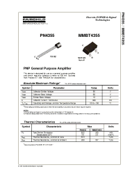 Datasheet MMBT4355 manufacturer Fairchild