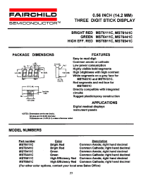 Datasheet MST6941C manufacturer Fairchild