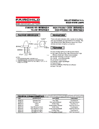Datasheet MV50152/4 manufacturer Fairchild