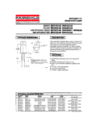 Datasheet MV5153 manufacturer Fairchild