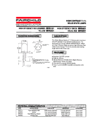 Datasheet MV6151 manufacturer Fairchild