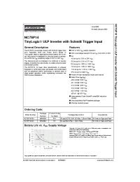 Datasheet NC7SP14L6X manufacturer Fairchild