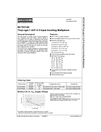 Datasheet NC7SV158P6X manufacturer Fairchild