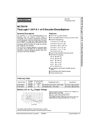 Datasheet NC7SV19 manufacturer Fairchild